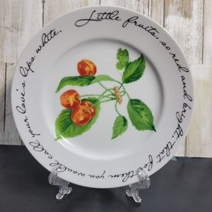 Williams-Sonoma Orchard Suite Salad Plates John Donne Quotes 73/4" Set Of 2